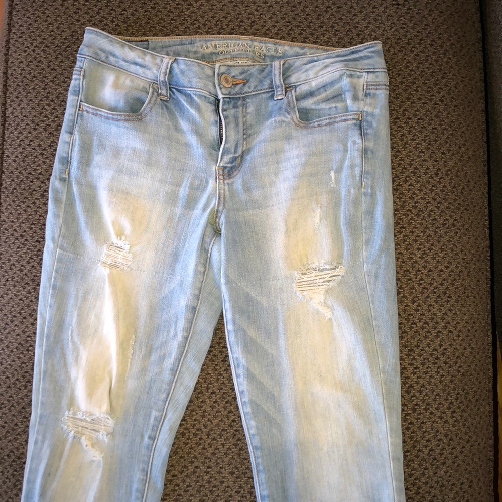 Light blue jeans